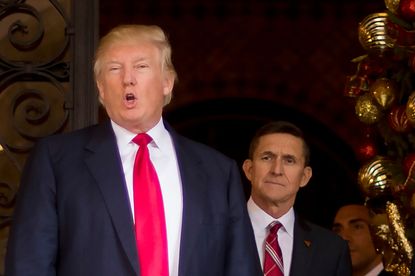 Donald Trump and Mike Flynn.
