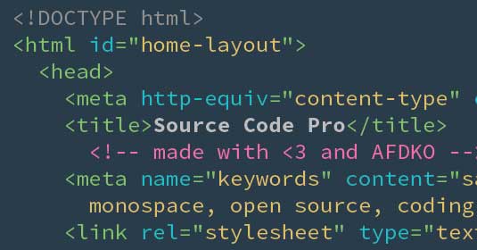 Adobe Dreamweaver CC: Source Code pro font