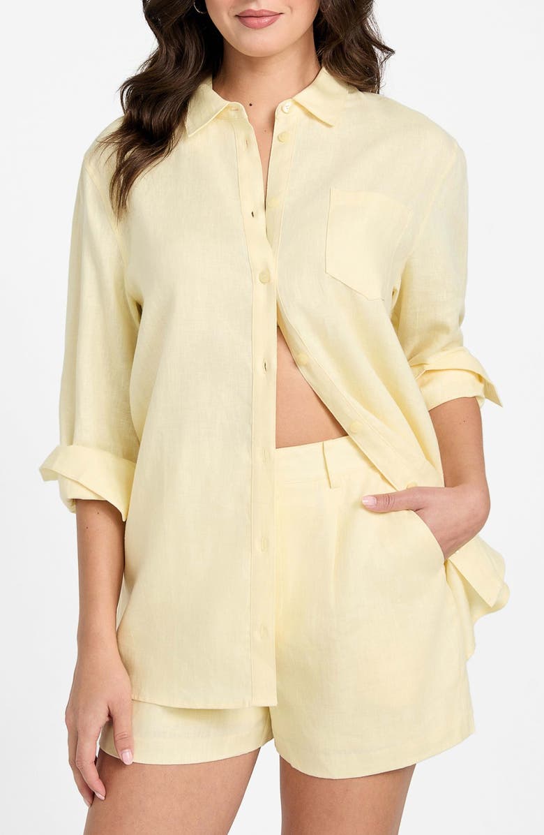 Gen Linen Button-Up Shirt
