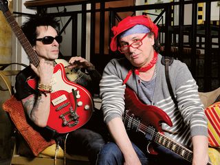 Earl Slick (left) and Sylvain Sylvain (right).