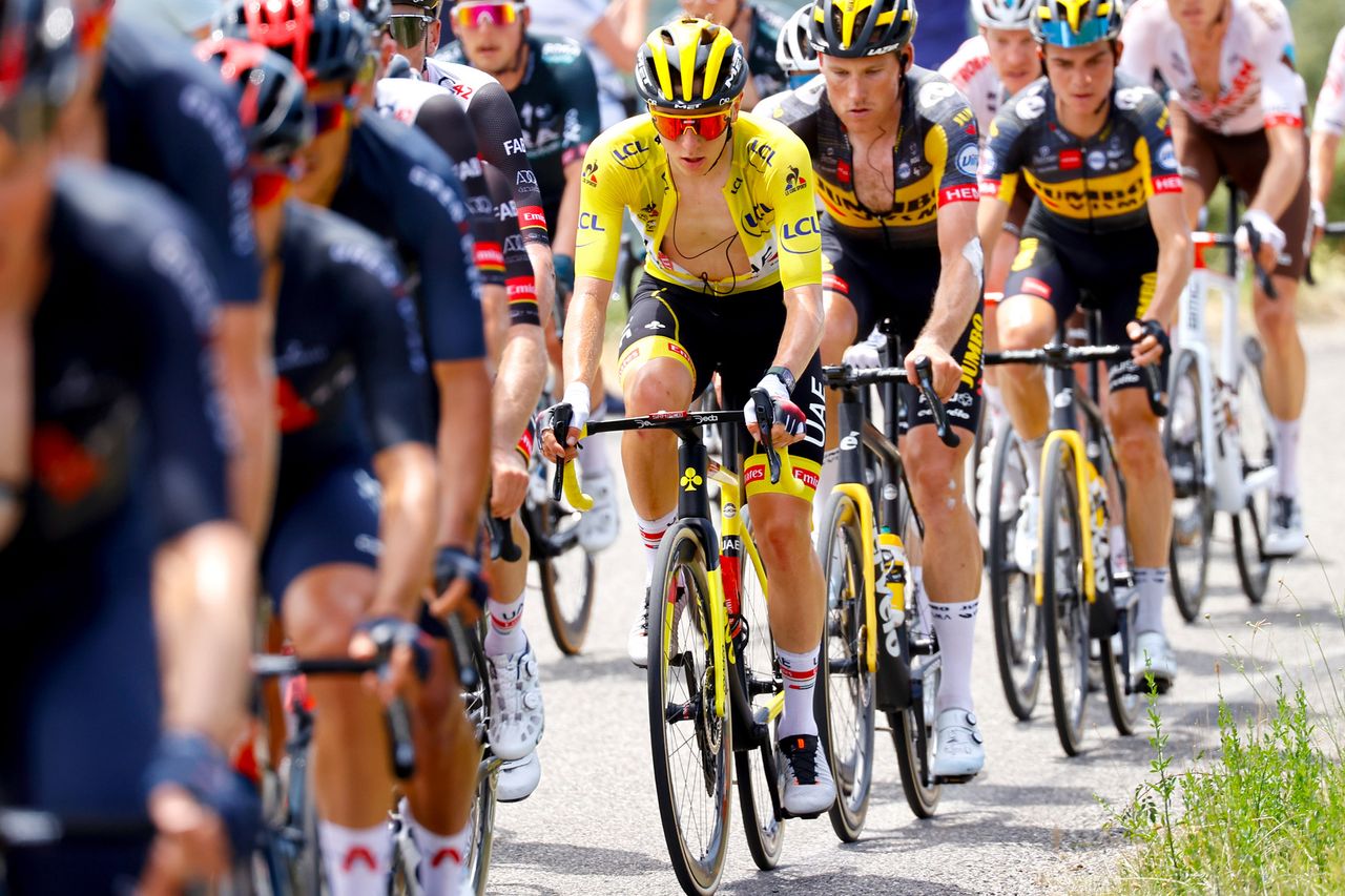 Tour de France 2021 108th Edition 11th stage Sorgues Malaucene 1989 km 07072021 Tadej Pogacar SLO UAE Team Emirates photo Luca BettiniBettiniPhoto2021