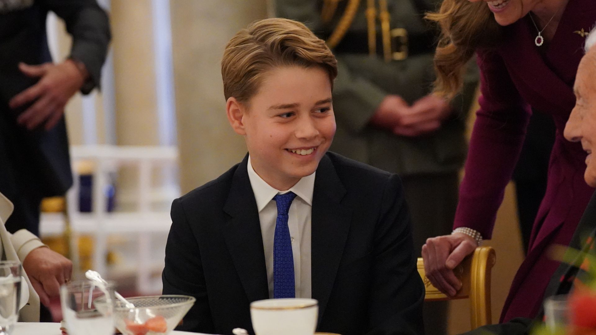 Prince George at at Buckingham Palace's VE Day tea party on 5 May, 2025