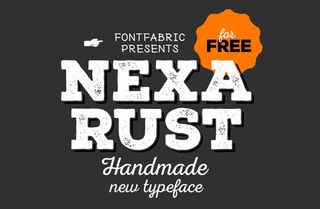 Free fonts: Nexa Rust