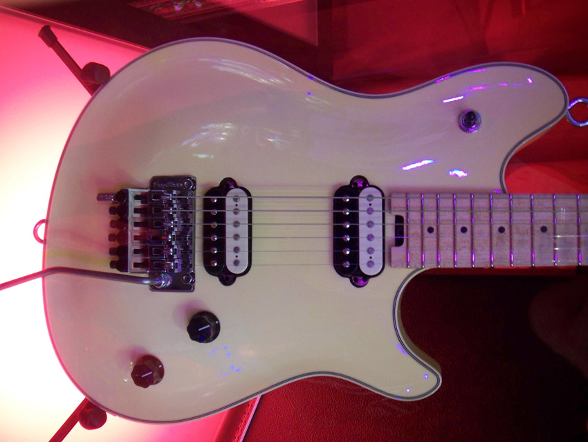 The new prototype recalls previous Peavey and Music Man signature outlines