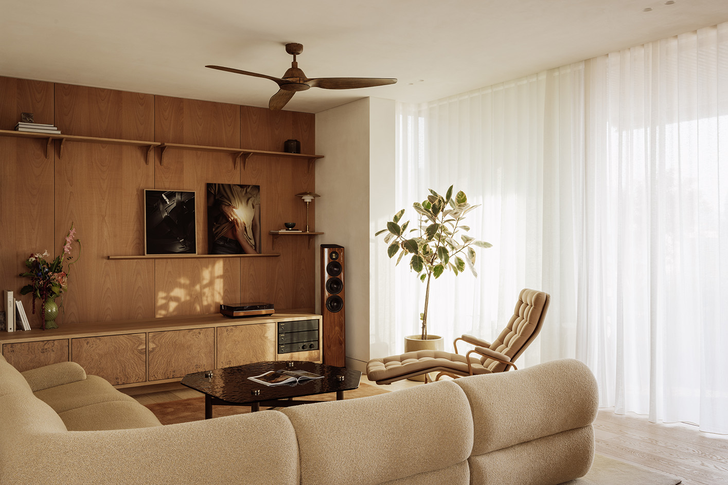 a dreamy Athens penthouse by block722, with natural materials, neutral colours