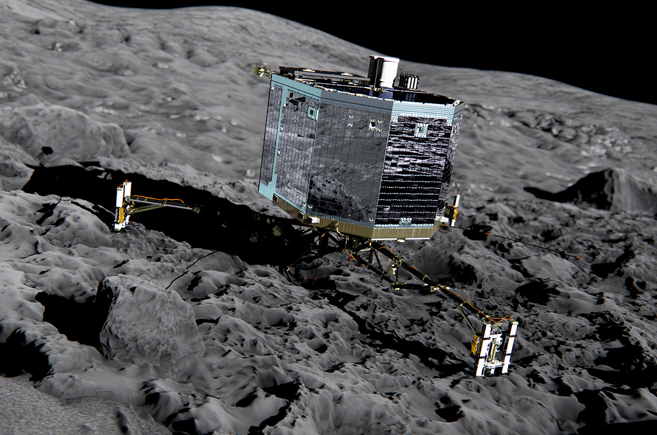 Artist’s rendition of the European Space Agency&#039;s Philae lander