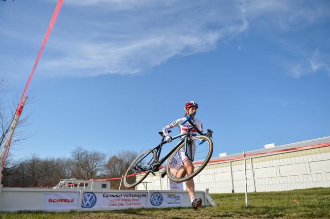 Racing at the Jingle Cross in December