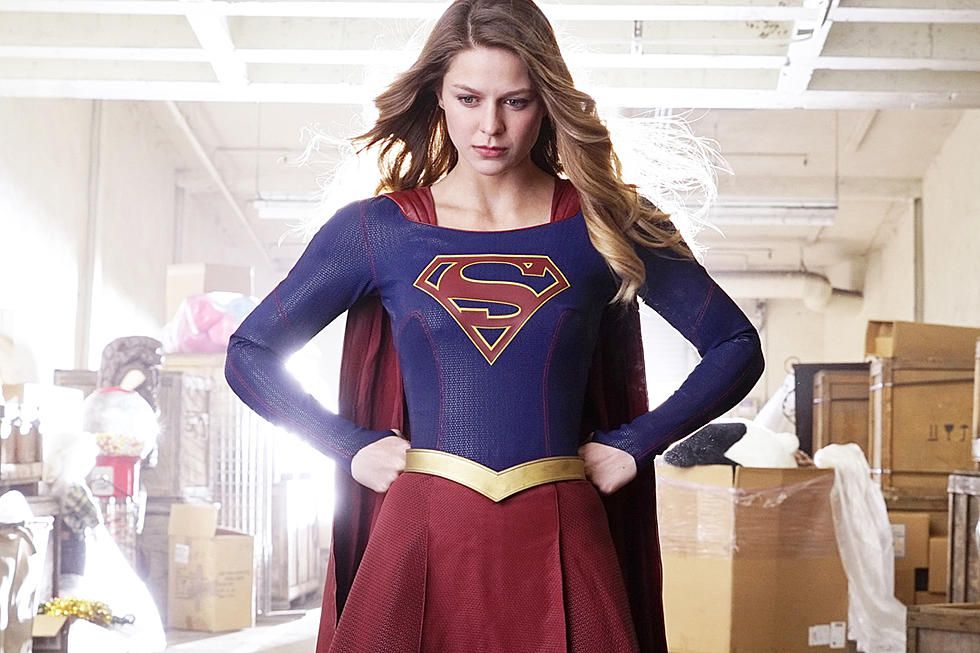 Melissa Benoist as Supergirl.