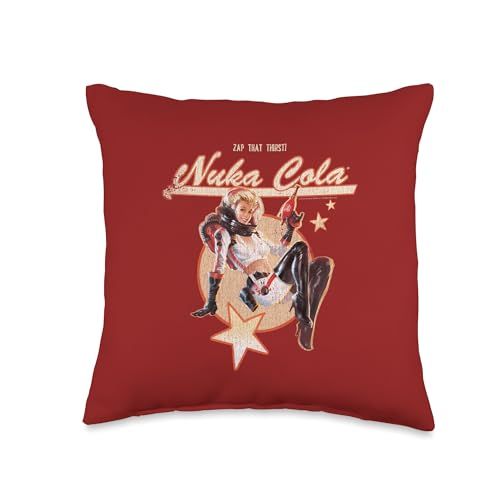 Fallout Nuka Cola Throw Pillow