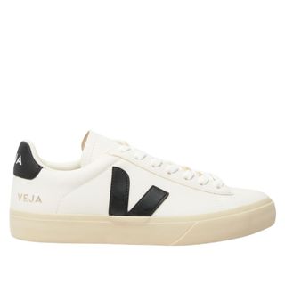 Veja campo trainers in white & black