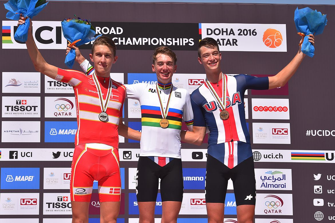 The final podium