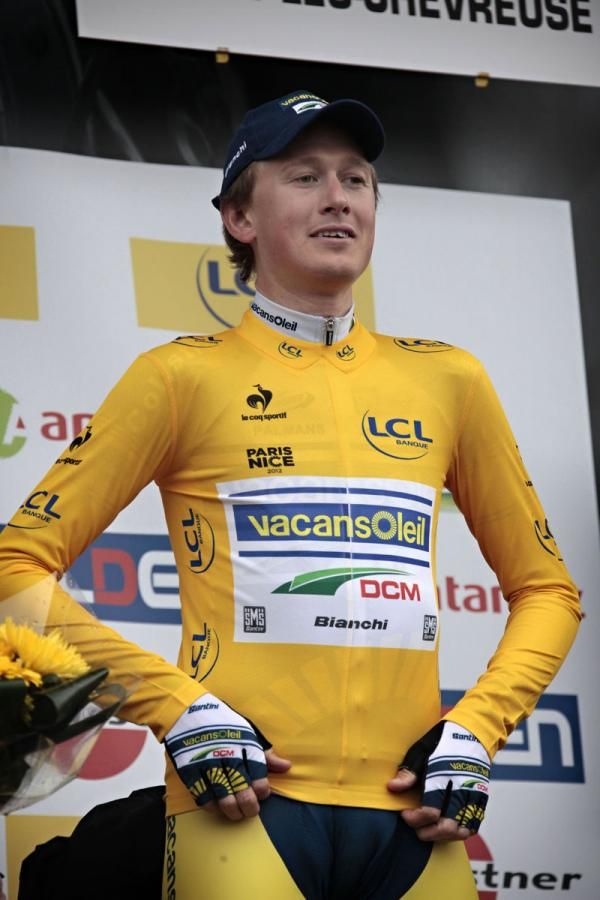 Gustav Larsson (Vacansoleil - DCM) pulls on yellow at Paris-Nice