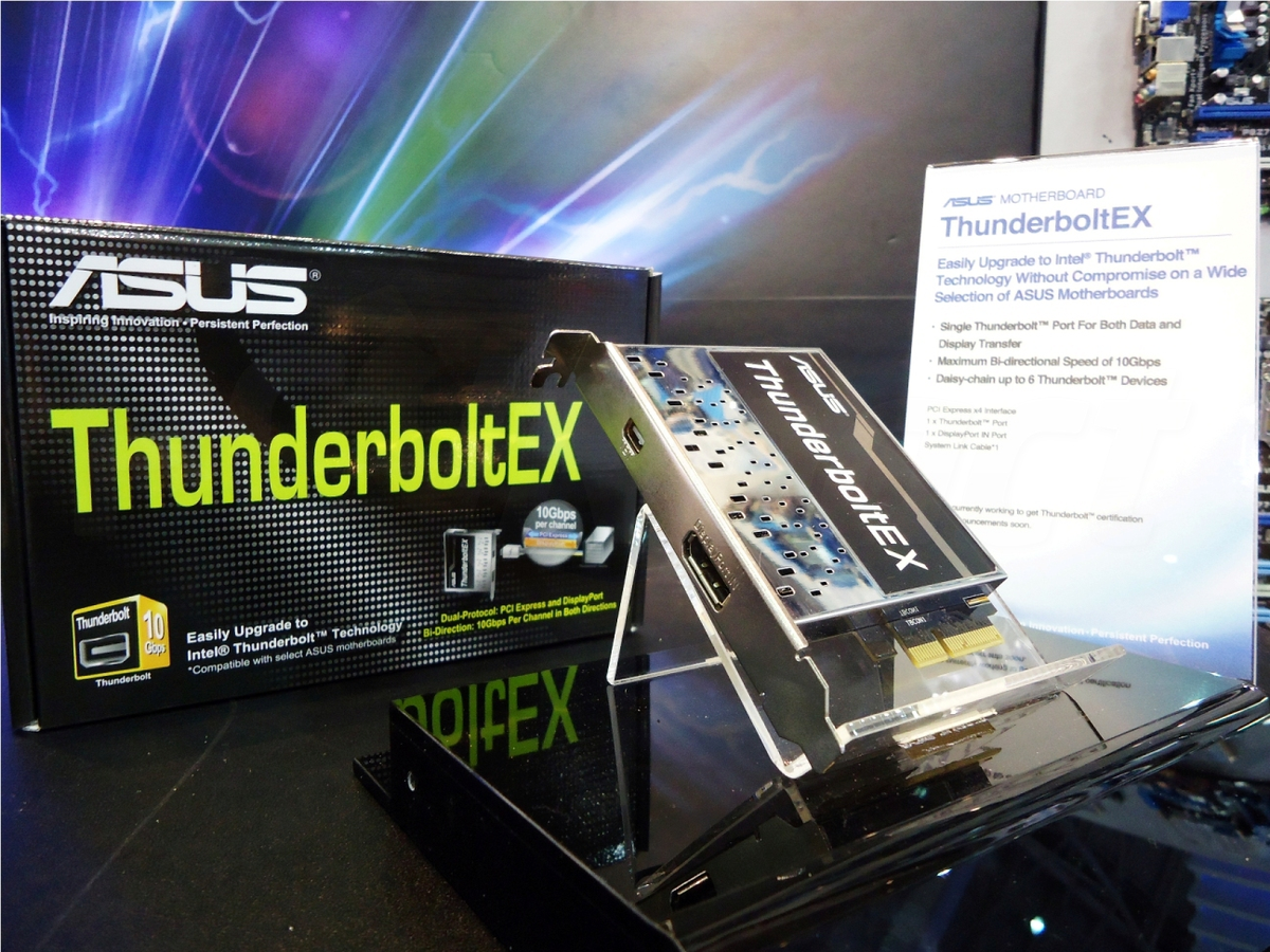 Asus Unveils Thunderbolt Add-In Upgrade Card | Tom's Hardware