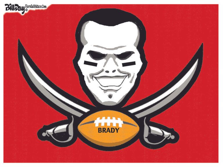 Editorial Cartoon U.S. tom brady super bowl buccaneers&amp;amp;nbsp;