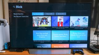 testing Sling TV to cut the cord: search results are weird