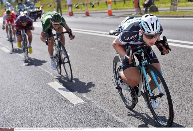 Tony Martin flies downhill