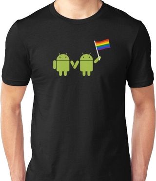 Google Android Pride Shirt Cropped Render