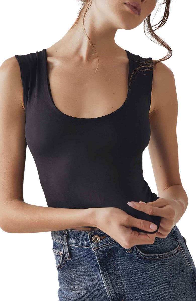 Clean Lines Seamless Crop Muscle Tank