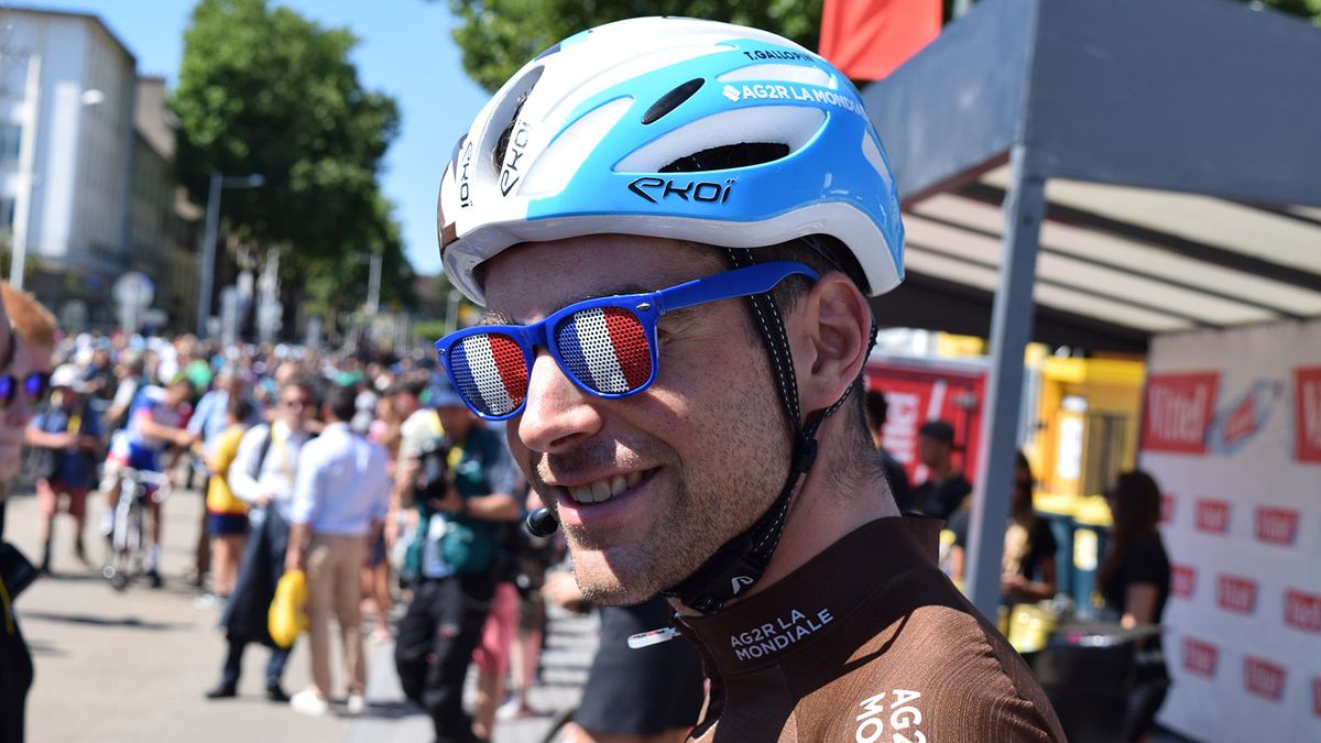 Tony Gallopin wore these sunglasses thankfully just for race sign-on and not the race itself