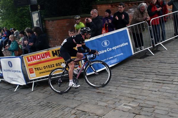Race winner Chris Newton (Rapha Condor - Sharp)