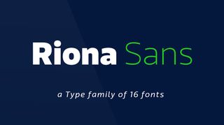 Free fonts: Riona Sans