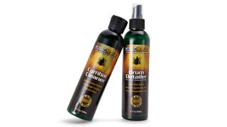 The Cymbal Cleaner specialises in metalwork, but the Drum Detailer can be used on both cymbals and drums