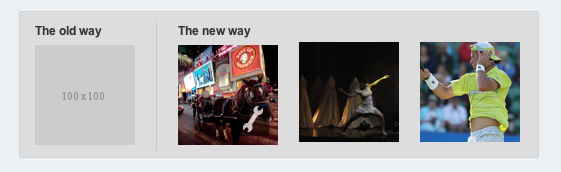 the old way, the new way