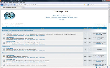 TalkMagic forum