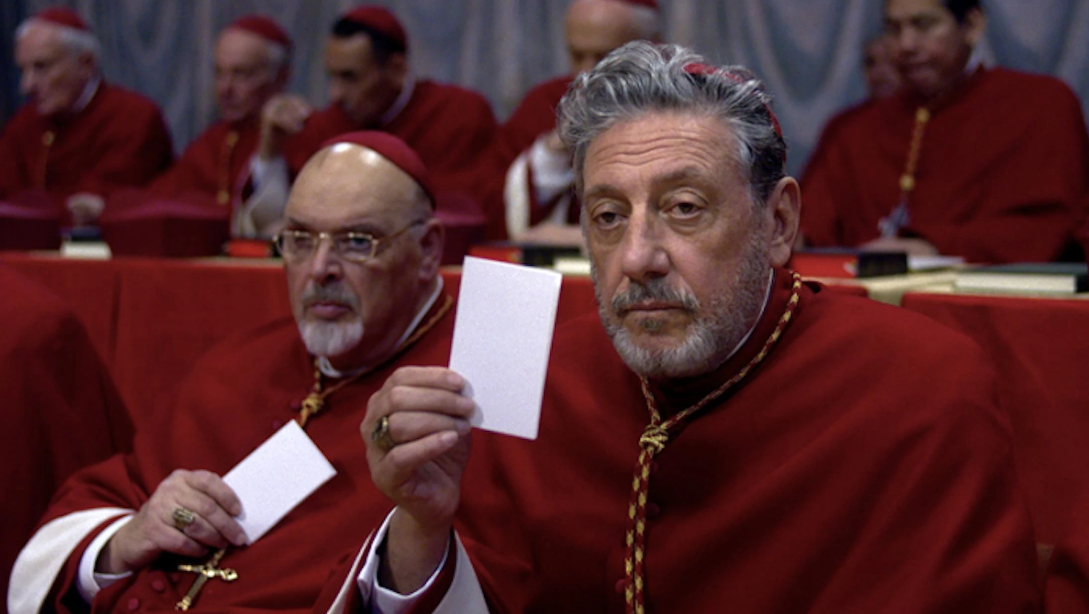 Sergio Castellitto as Cardinal Tedesco in Conclave