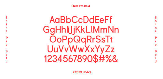 Shine Pro font