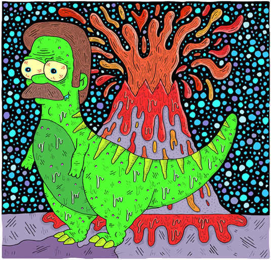 simpsons illustrations