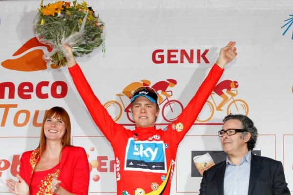Edvald Boasson Hagen (Team Sky) keeps the leader's jersey for another day.