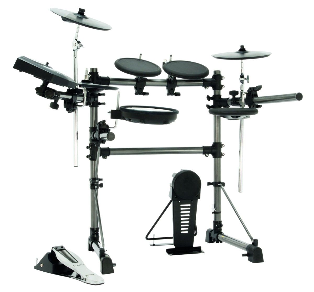 It's a compact setup but can be tailored to suit each player
