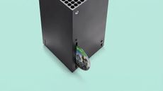 Xbox Series X with disc game
