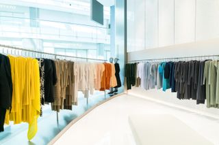 Issey Miyake Dubai Mall boutique interior shot