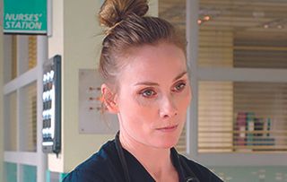 Jac Naylor traumatised Holby City