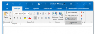 outlook signatures