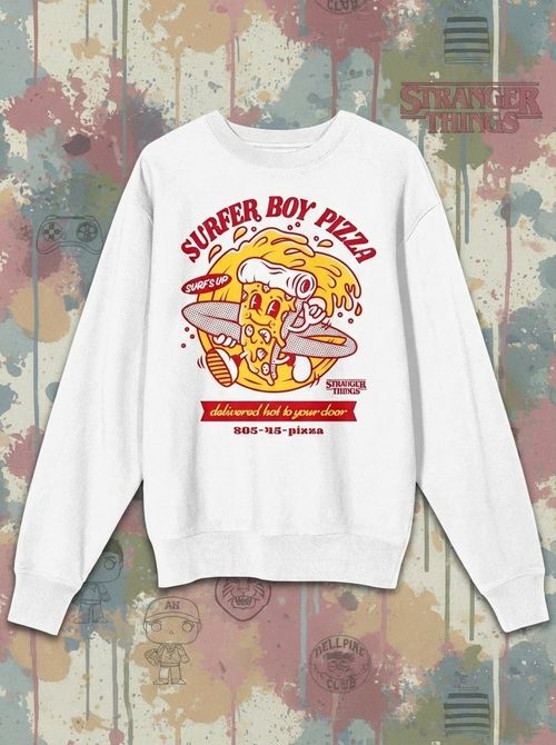Surfer Boy Pizza Sweatshirt