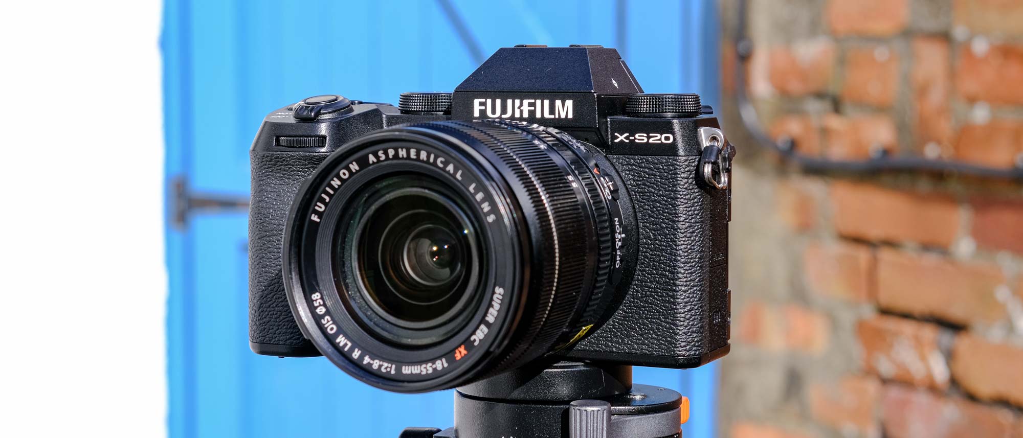 Fujifilm X-S20 on tripod