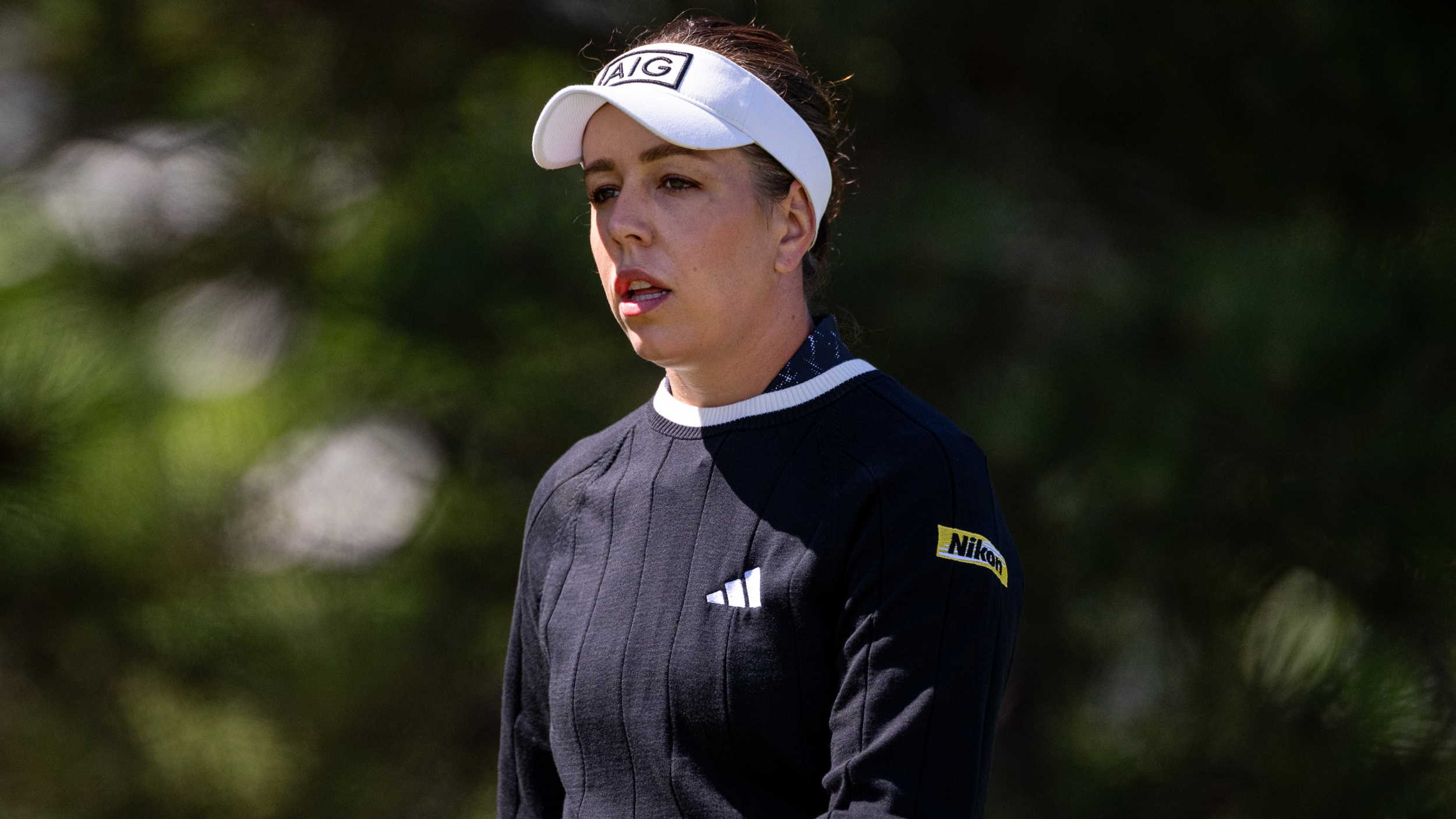 Georgia Hall during the AIG Women's Open