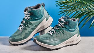 Green Keen Zionic Mid Waterproof hiking boots for women