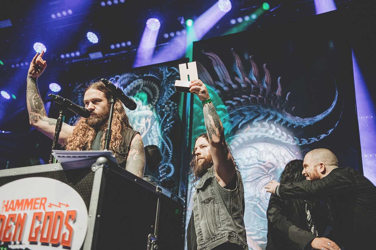 Wolves In The Throne Room at the Golden Gods