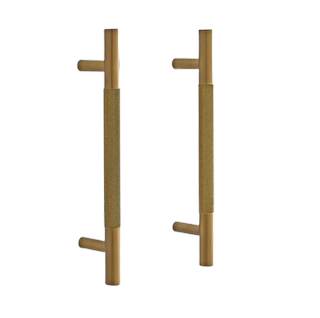 Dunelm knurled brass handles