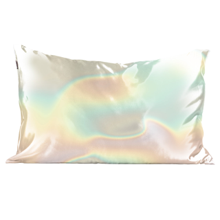 An aura pattern pillowcase in ethereal pearlescent finish
