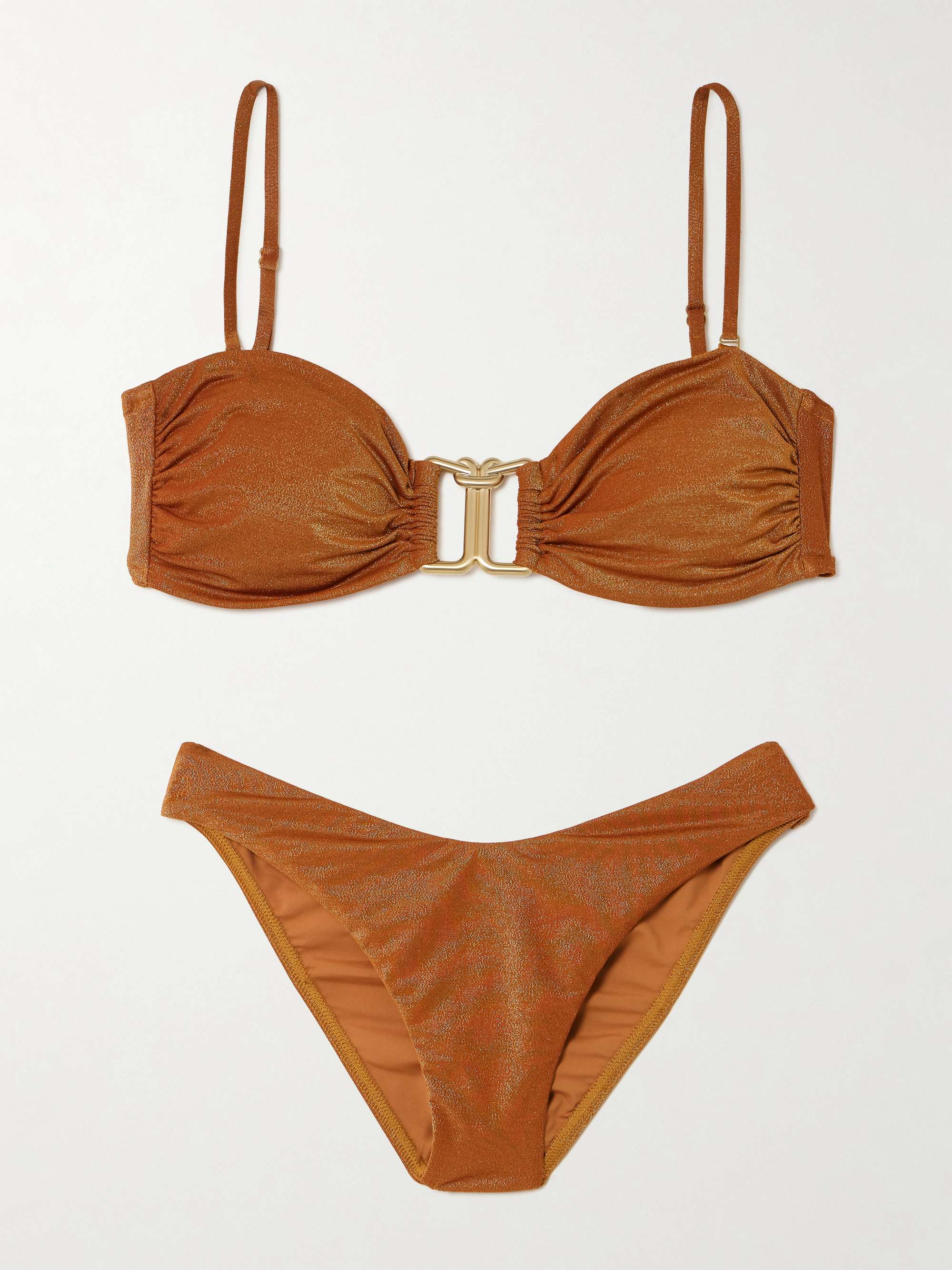 Daylight Metallic Bandeau Bikini