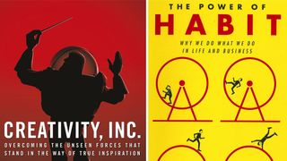 Book covers for Creativity, Inc and The Power of Habit