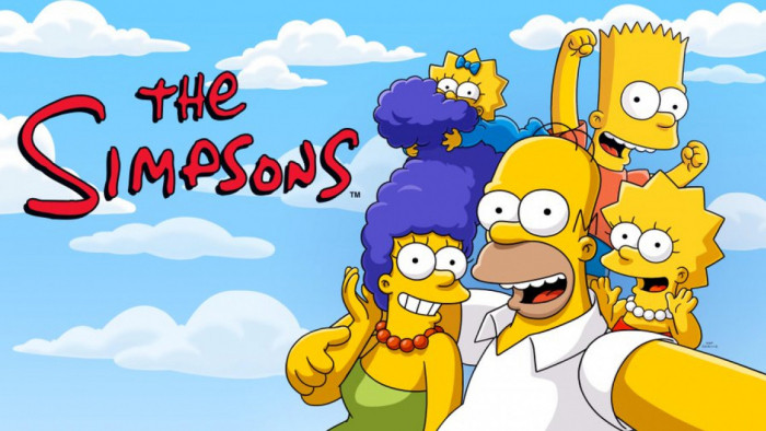 The Simpsons promo art showing the whole family