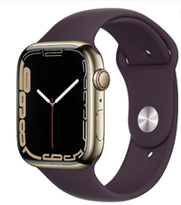 Apple Watch Series 7
Oder soll es lieber der Nachfolger sein? Sichere dir die Watch 7 jetzt in der tollen Farbe Dunkelkirsch mit Gold und spare 21 Prozent! 