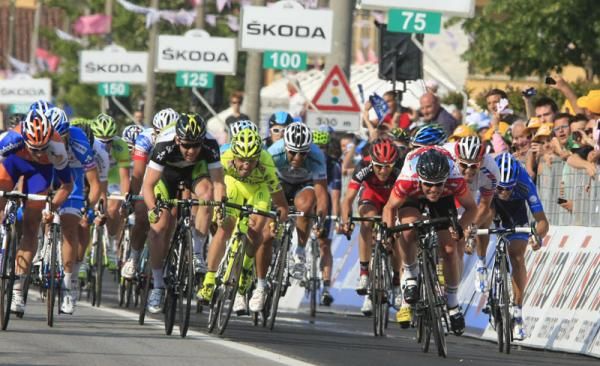 World champion Mark Cavendish was too good for his sprint rivals