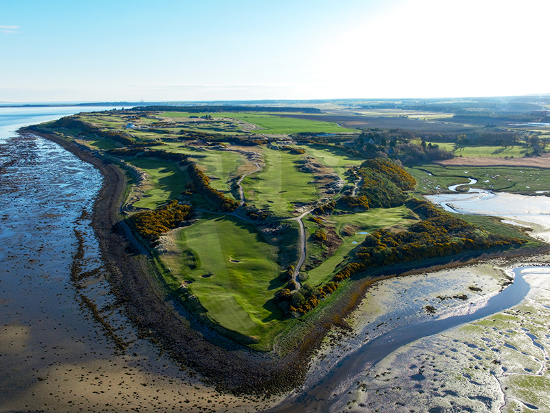 Cabot Highlands Castle Stuart aerial view